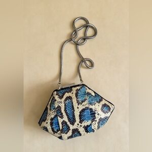 Alexander McQueen Snakeskin Crossbody Bag